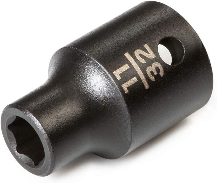 Corrosion-Resistant 11/32-Inch Shallow Impact Socket | Alloy Steel Construction