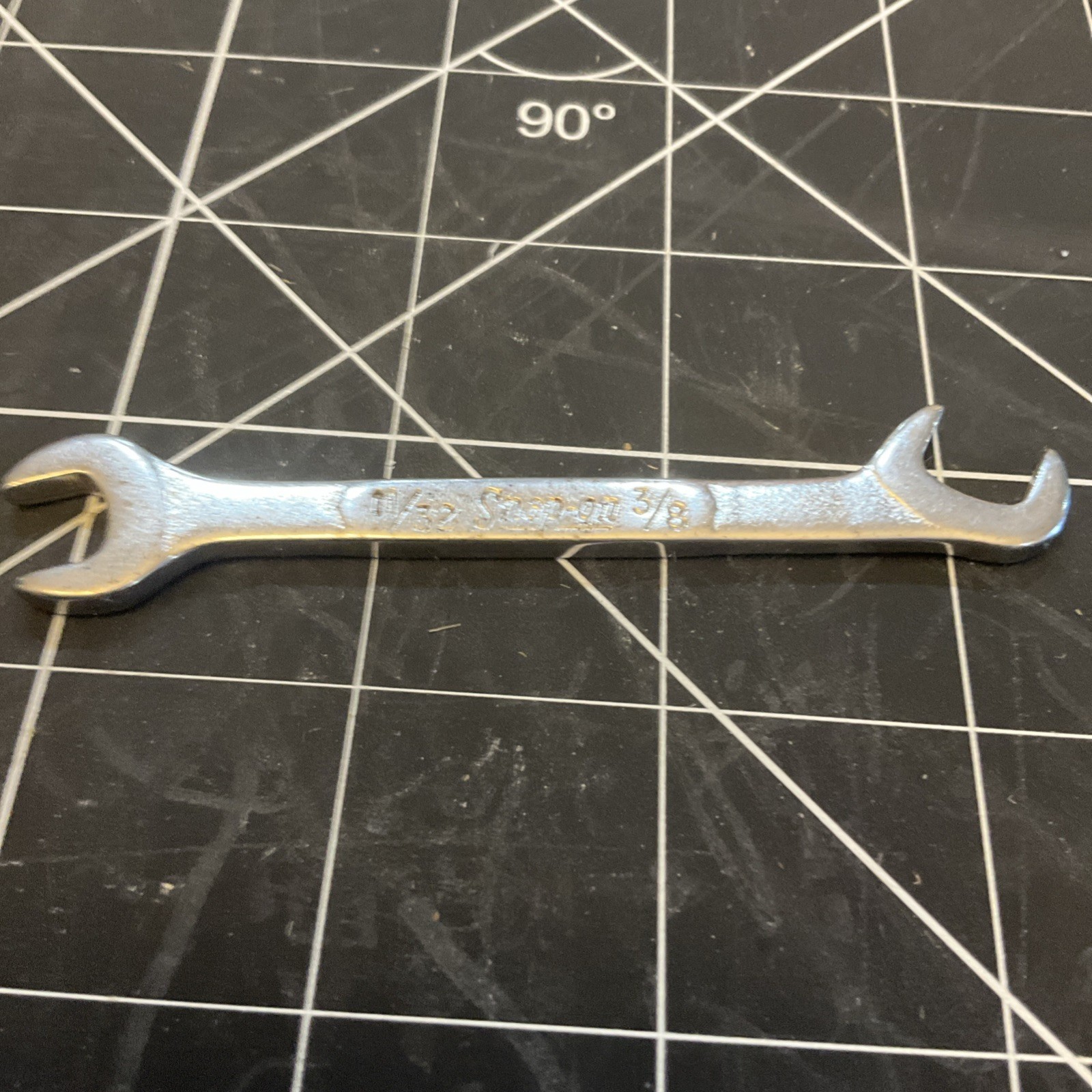SNAP-ON DS2224 OFFSET OPEN-END 3/8 x 11/32 INCH IGNITION WRENCH