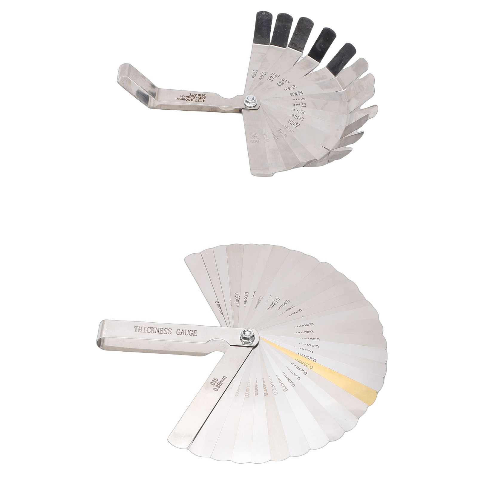 Feeler Gauges Set Stainless Steel 32 And 16 Blades Metric And Imperial Width