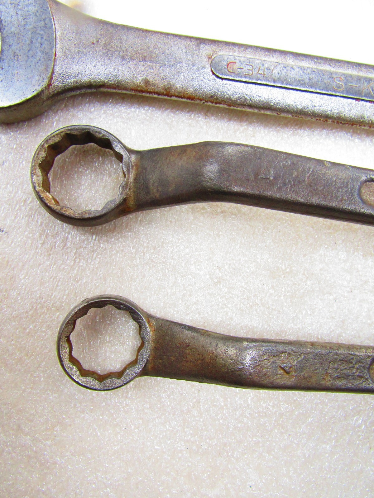 Combination SAE wrench assortment, 4 pieces inc. S-K