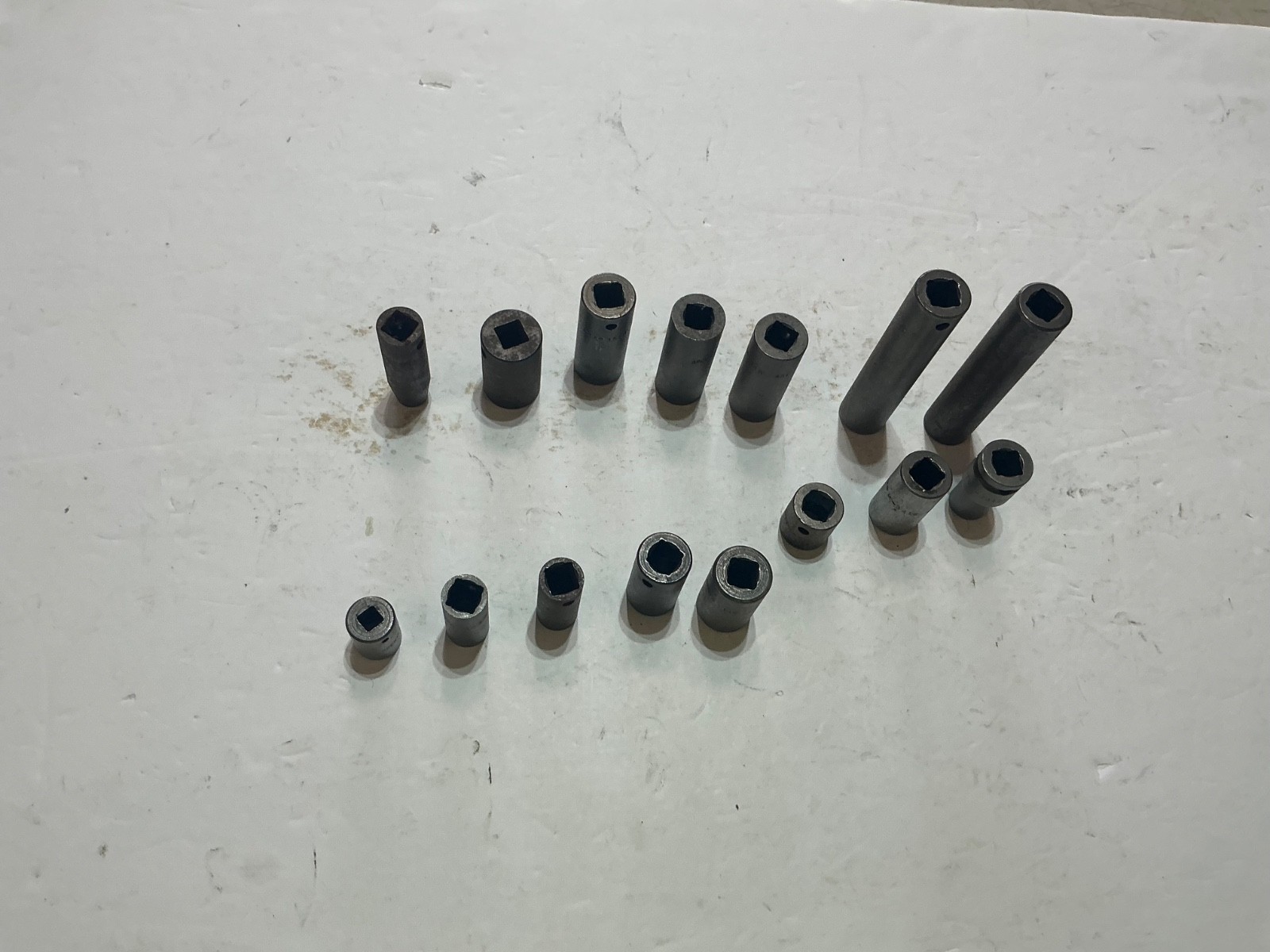 15 asst Apex 3/8″ drive sockets shallow & deep 6&12 pt all for $30