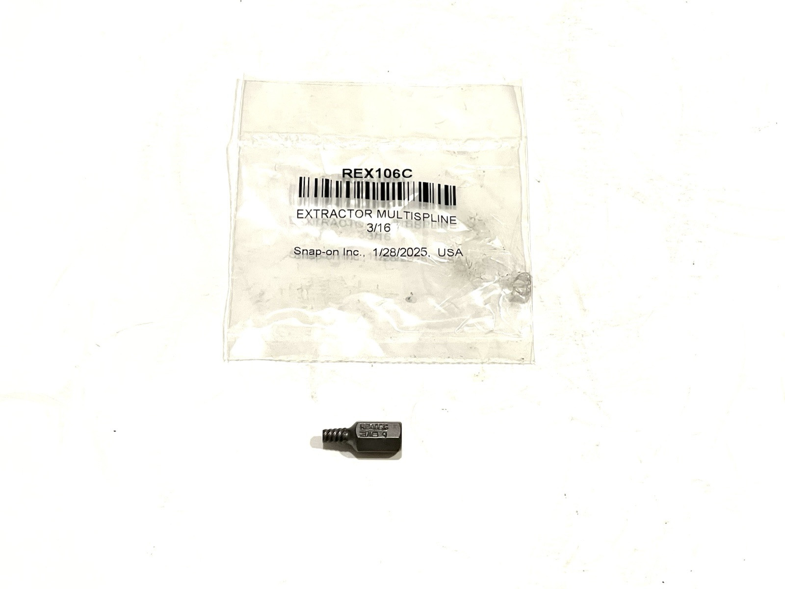Snap On 3/16″ Multispline Extractor Model REX106C