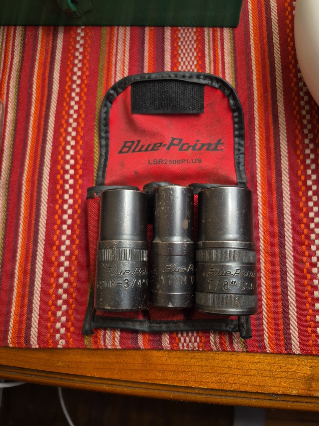 BLUE-POINT 1/2″ DRIVE 3PC LUG/LOCK FLIP TWIST SOCKET SET LSR2500PLUS