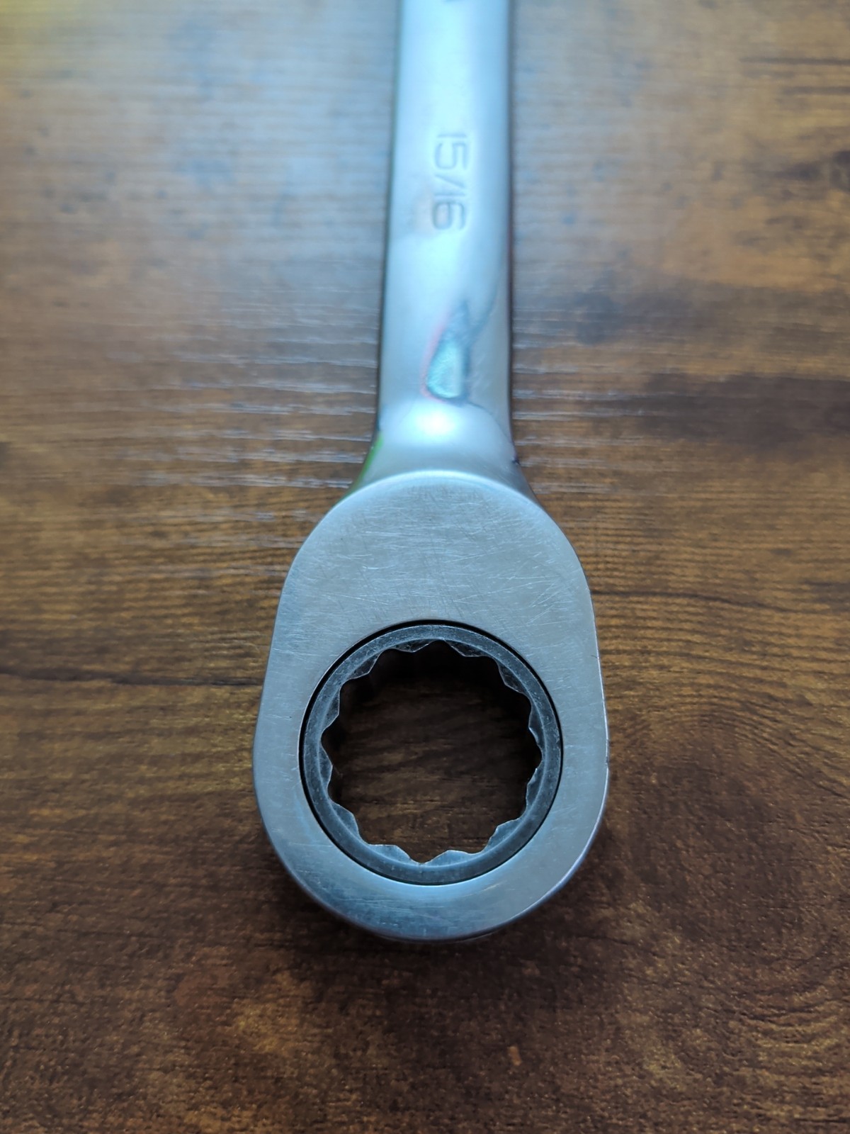SNAP-ON 15/16″ 12-Point SAE Ratcheting Combination Wrench OXR30