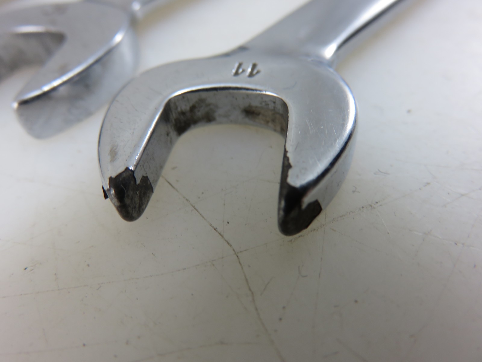 Snap-On VSM Series 4-Way Angle Open End Wrench 4pc Set 11mm, 12mm, 15mm, 17mm