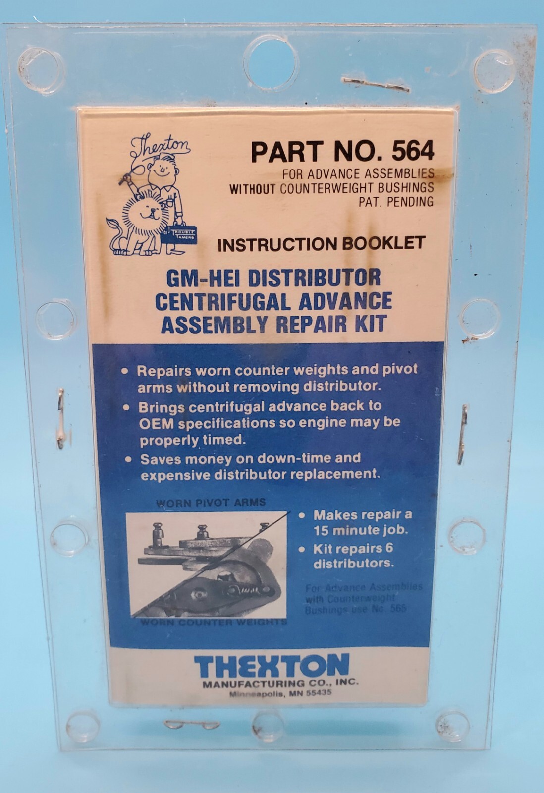 GM-HEI Distributor Centrifugal Advance Assembly Repair Kit Thexton #564