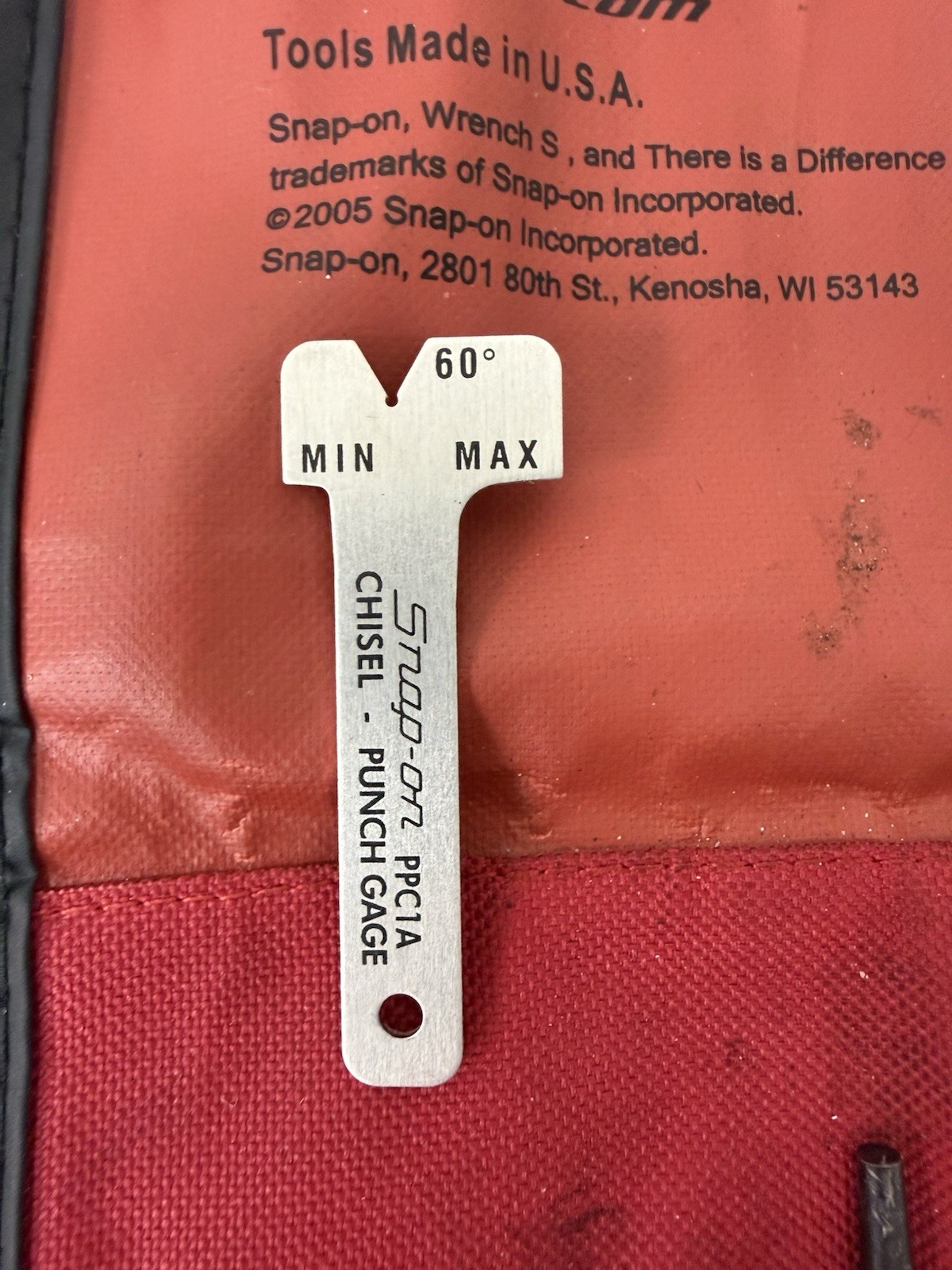 Snap-On 11pc Punch & Chisel Set PPC710BK Automotive Tool Set works great