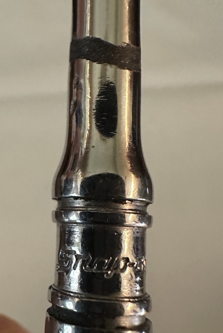 Snap On TM739 Small Round Head Ratchet 1/4″ Drive USA