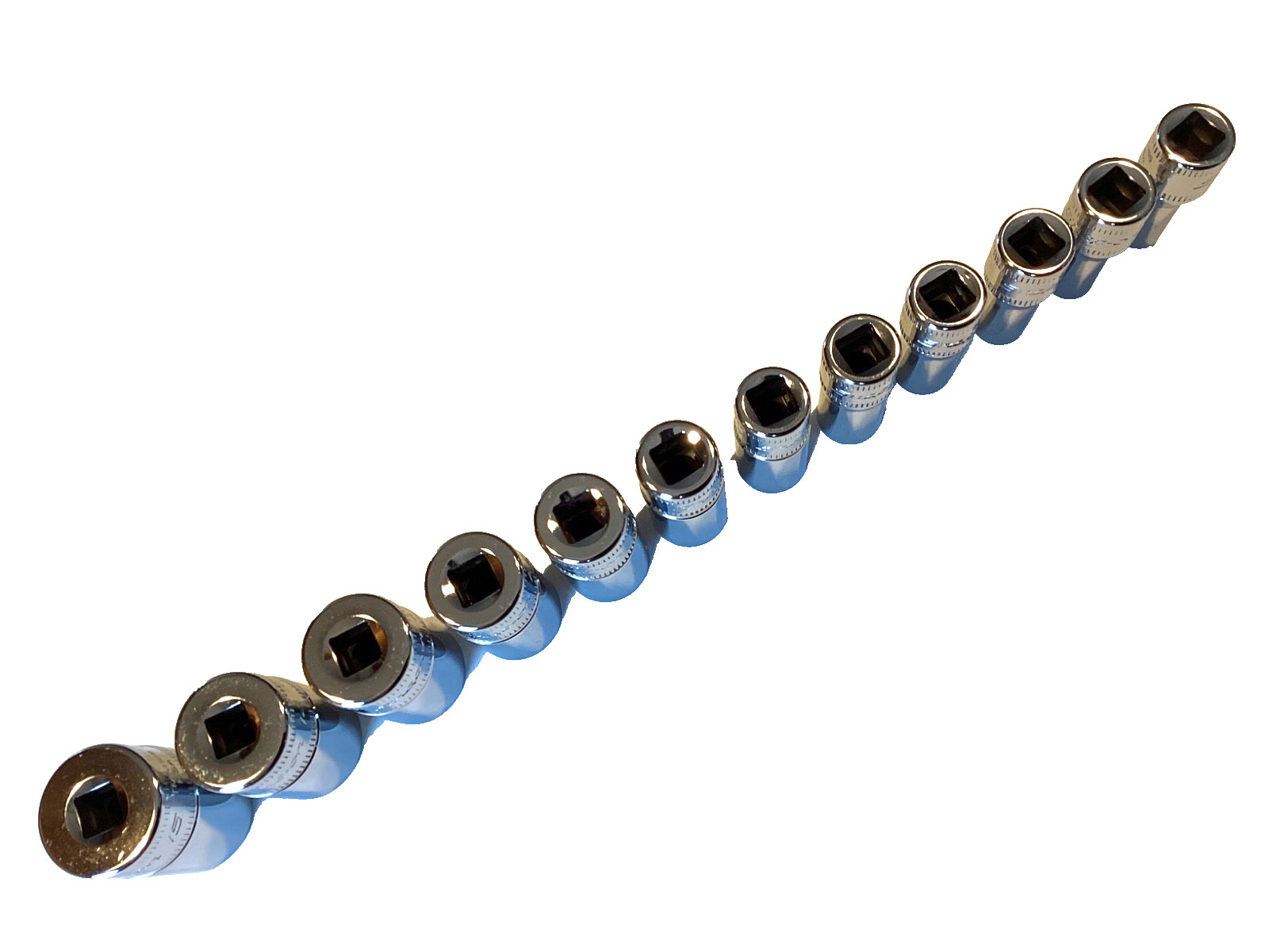Snap On USA 112TMMSY NEW 12 Piece 1/4″ Drive 6 Point Semi Deep Metric Socket Set
