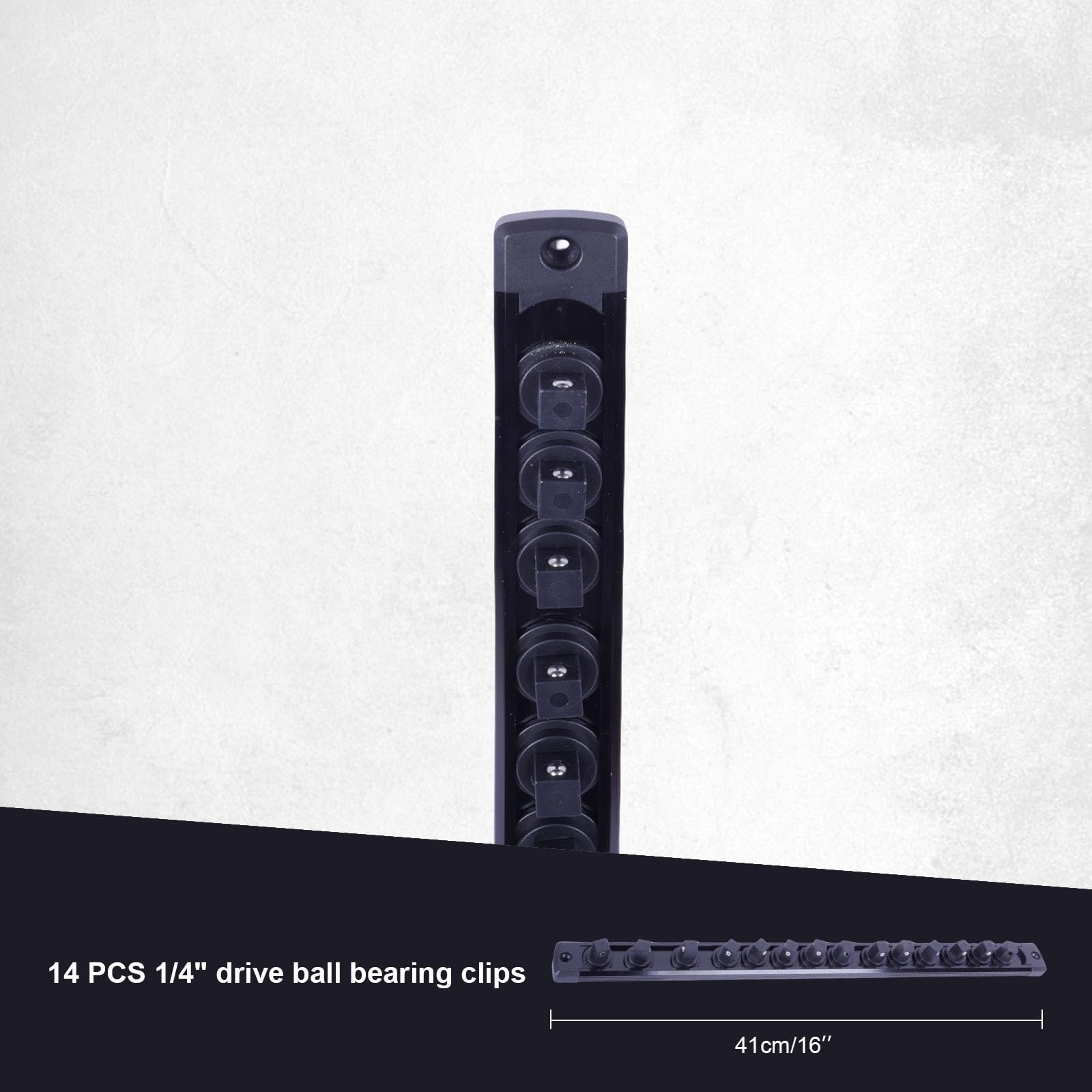 CXPRO Magnetic Socket Holder Organizer Set:3/8-Inch Drive 3/8, Black