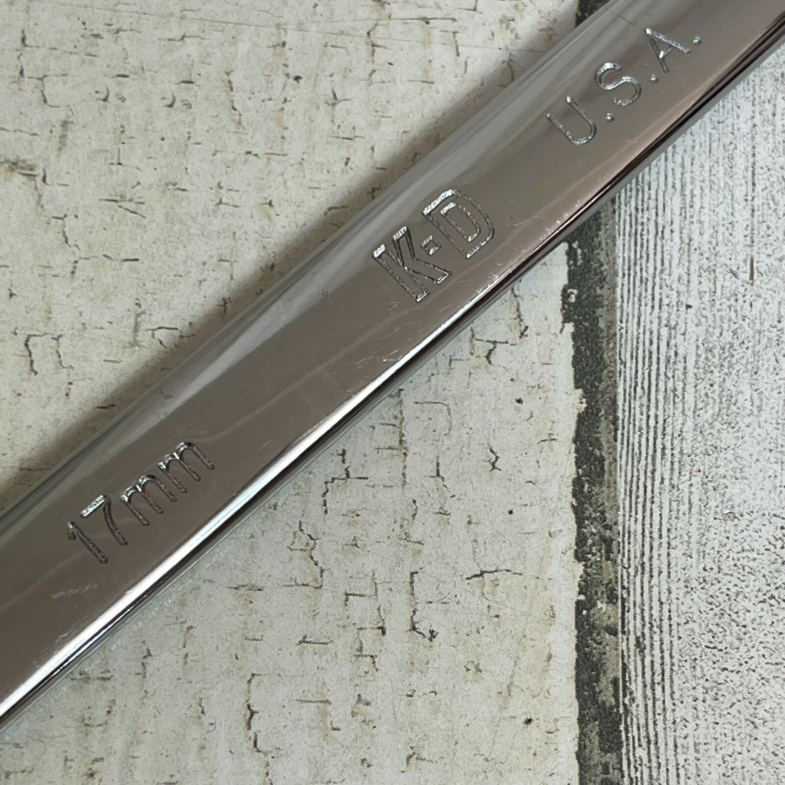 17mm Metric Combination Wrench (12 Point) Made in USA 63617 KD TOOLS Polished