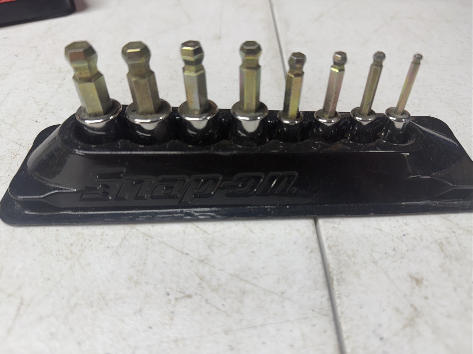 Snap On 8 Piece Metric Ball Hex Socket Set Combination Drive 208EFTABMY