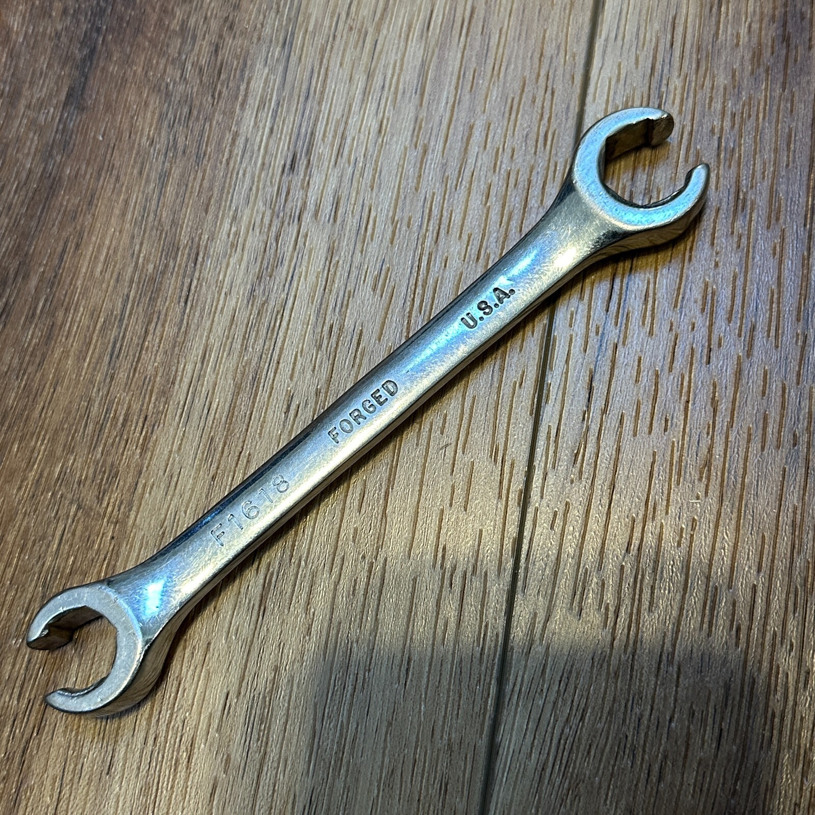 SK 1/2 – 9/16 F1618 Forged Double Open End Line Flare Nut Wrench USA