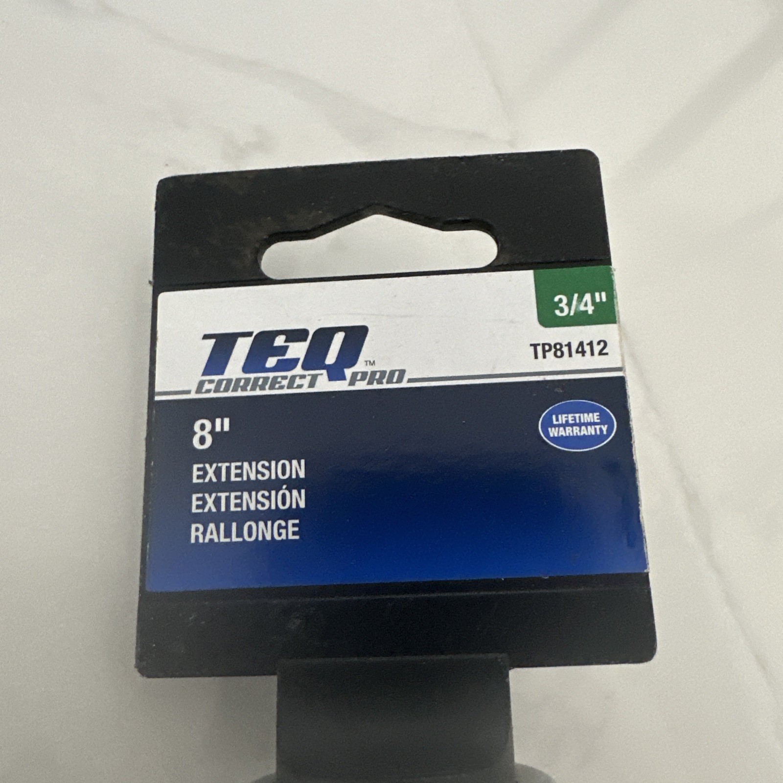 TEQ Correct Pro By GearWrench 3/4″ Inch Drive By 8″ Inch Extension – 81412