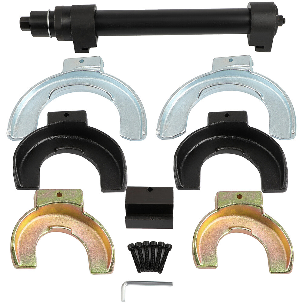 Fits Interchangeable Fork Strut Coil Spring Compressor Extractor Tool Set