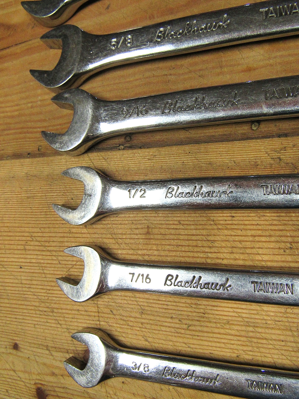 Blackhawk Ratchet Wrench Combination 7 Piece Set GOOD Condition