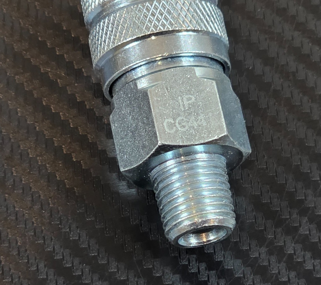 Interstate Pneumatics CG441 1/4 Inch Universal Steel Coupler x 1/4 Inch Male NPT