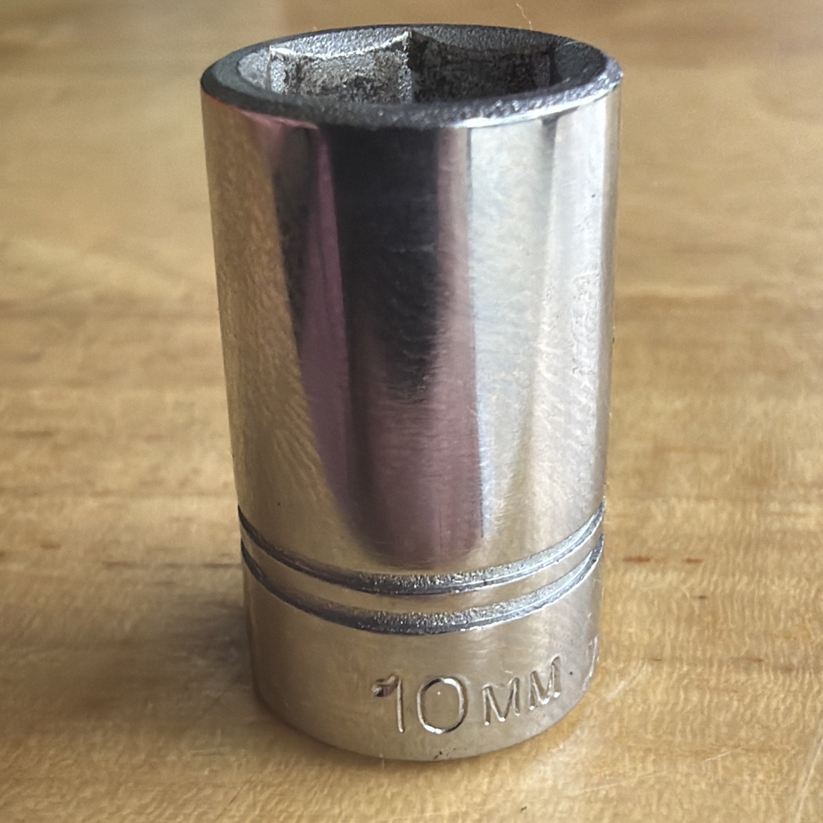 Vulcan x Williams Tools 10mm Shallow Socket 1/4″ Drive 6 Point MM-610 Vtg USA