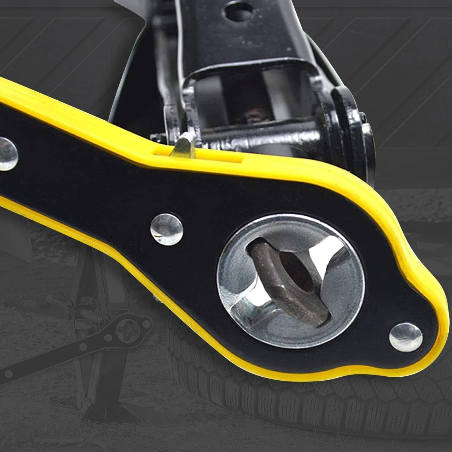 Durable Labor-Saving Wrench with Rotating Head for Easy Tire Changes