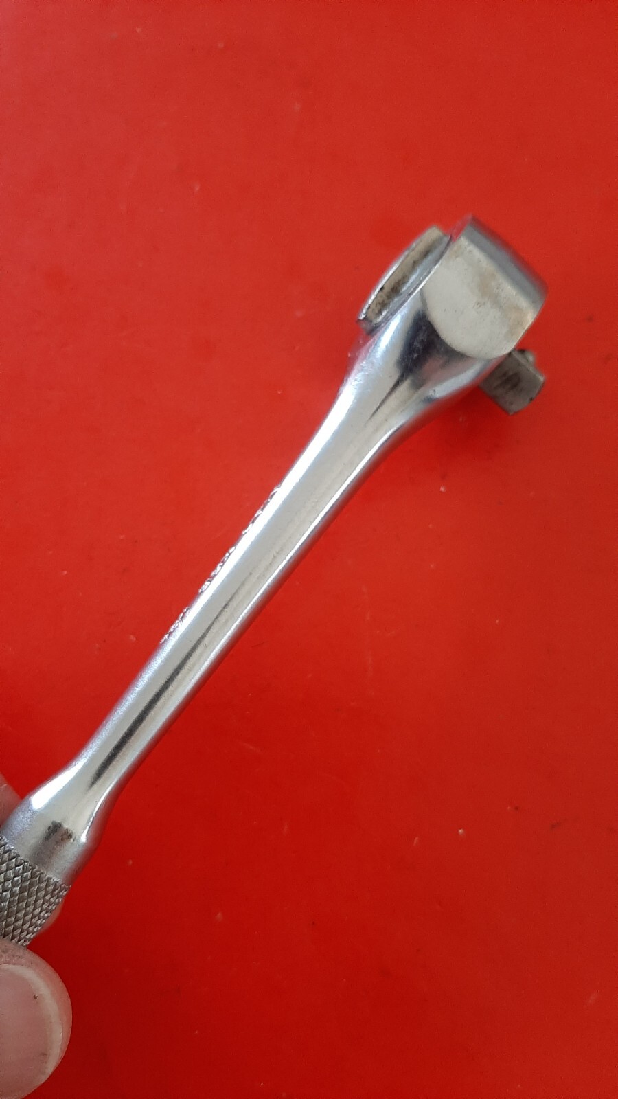 Vintage MAC TOOLS USA X8R Reversible Ratchet Wrench 3/8″ Drive Knurled Grip