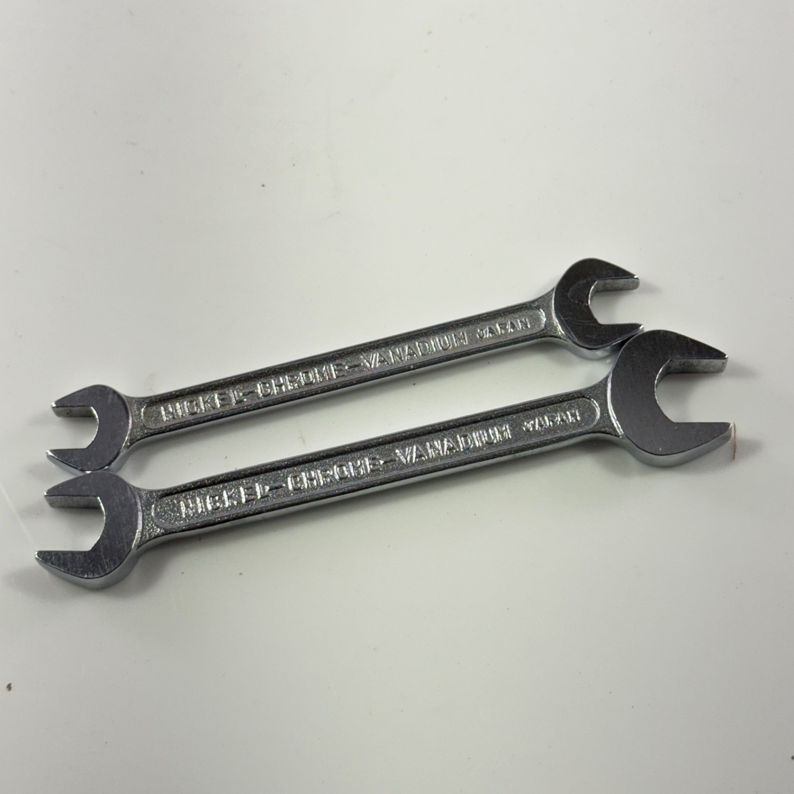 Toyota Motor OEM Wrench Set 8x9mm 10x12mm Nickel Chrome Vanadium Vintage JDM