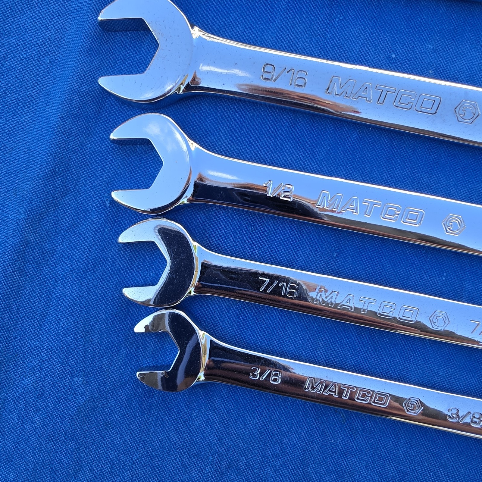 Matco 5pc 3/8” – 5/8” SAE Line Flare Nut Combo Wrench Set