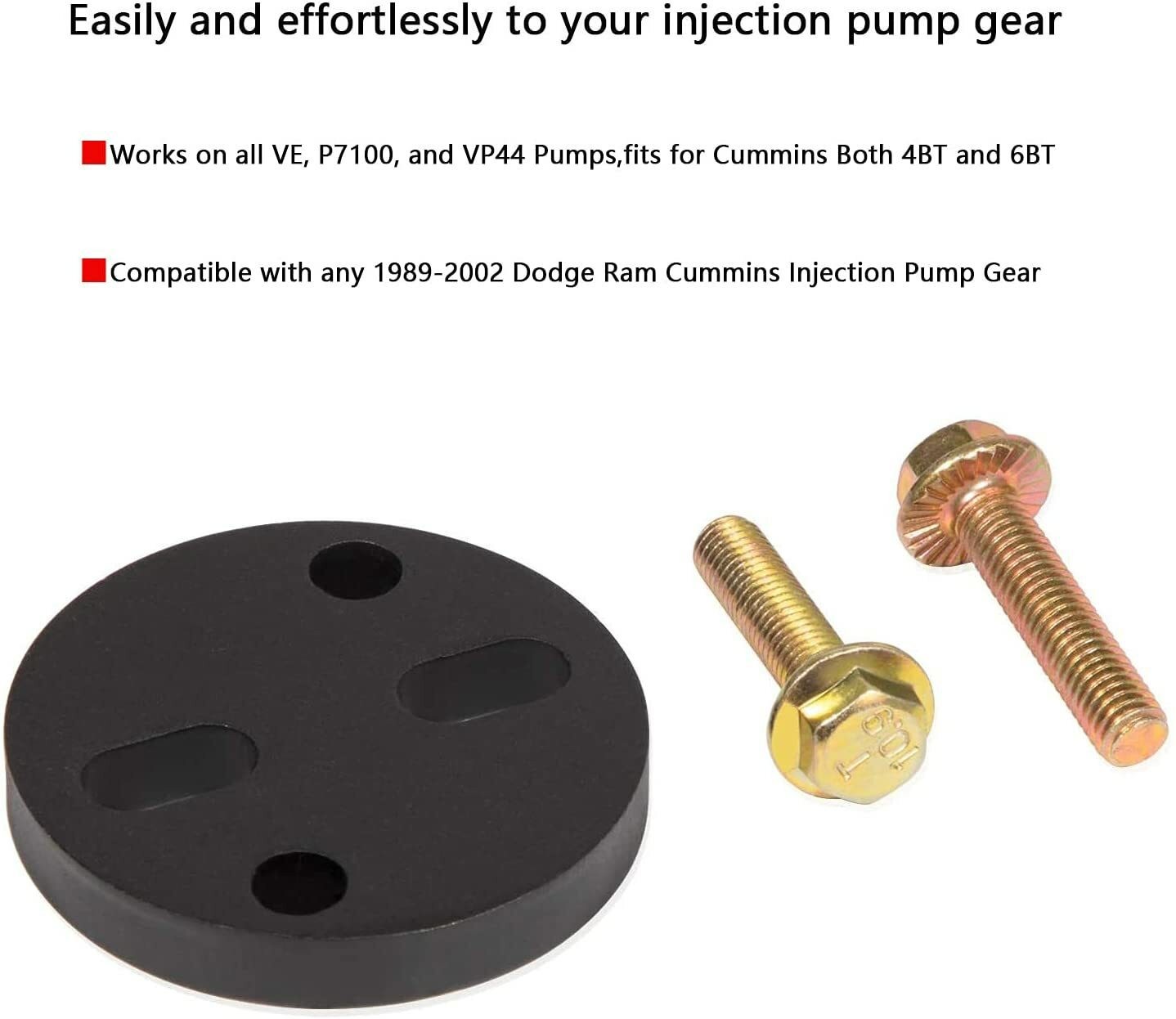 For Cummins Engines Heavy Duty Injection Pump Gear Puller Removal-Installer Tool