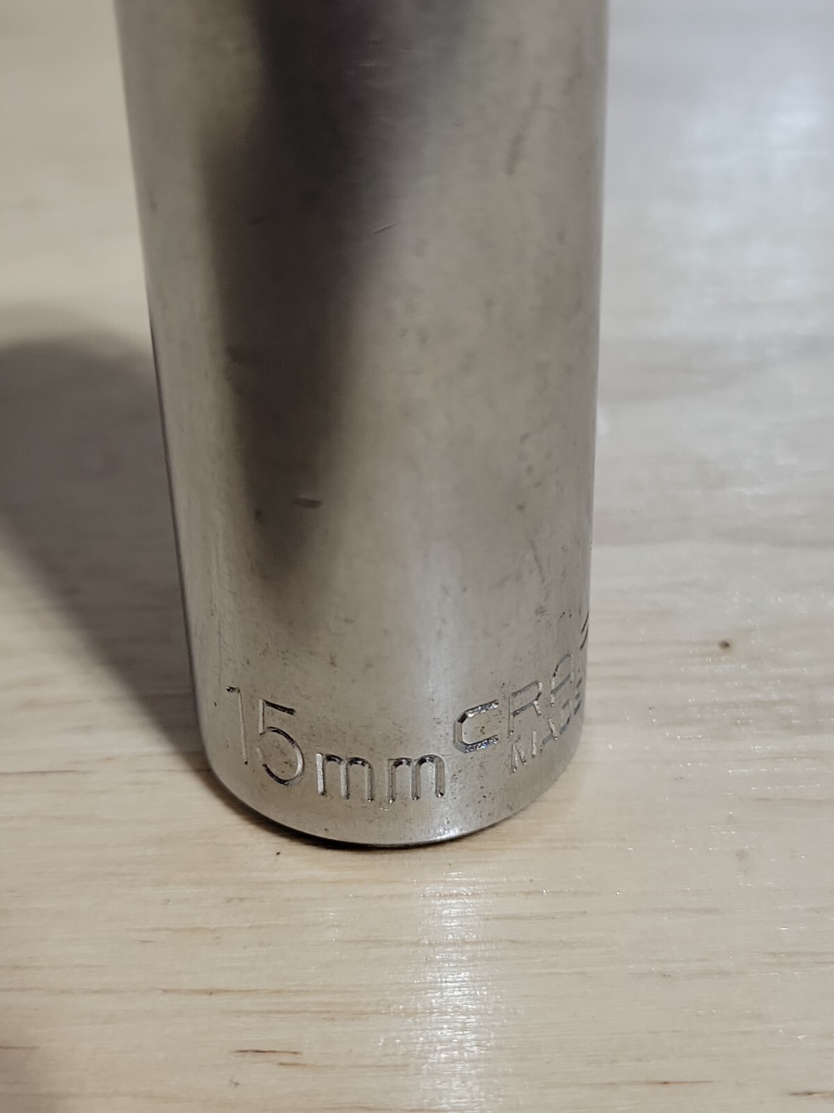 USED CRAFTSMAN 3/8″ DRIVE 6 POINT 15MM DEEP SOCKET 44432 GOOD CONDITION!