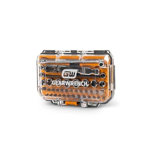 GEARWRENCH 41 Piece 1/4″ Drive Ratchet MicroDriver Set | 41 count (Pack of 1)