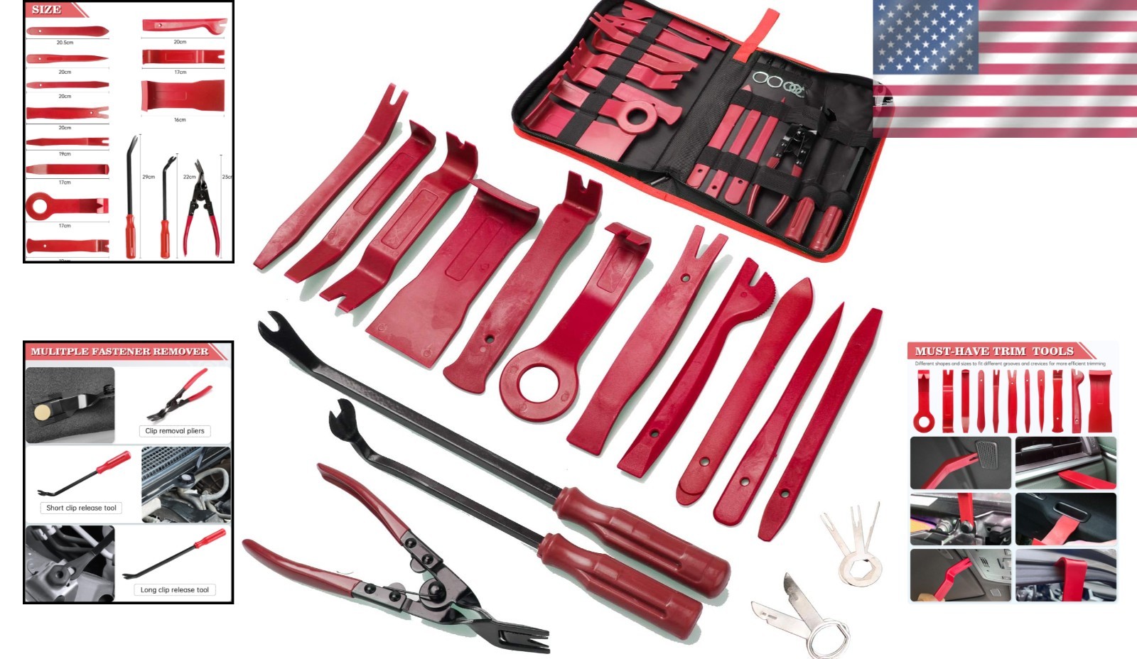 Door Panel Audio Trim Kit with Ergonomic Grip