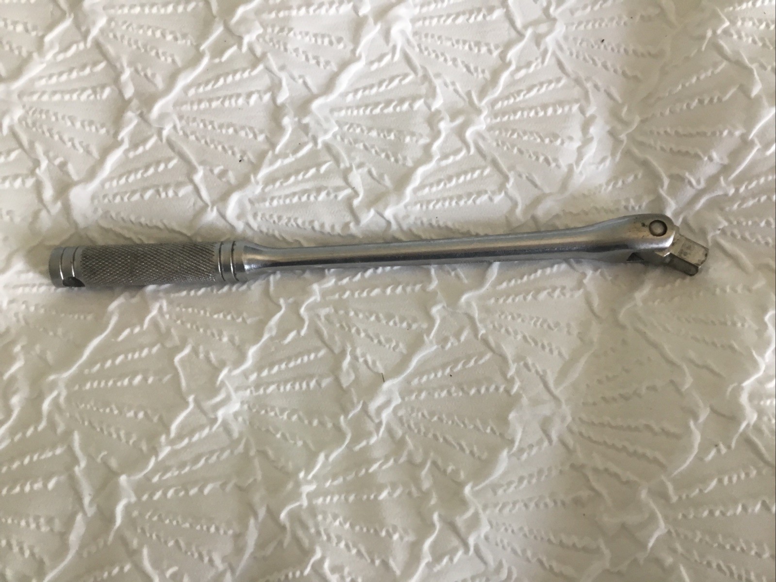 Blackhawk 34986 3/8″ Drive 10″ Flex Head Chrome Knurled Handle Breaker Bar USA