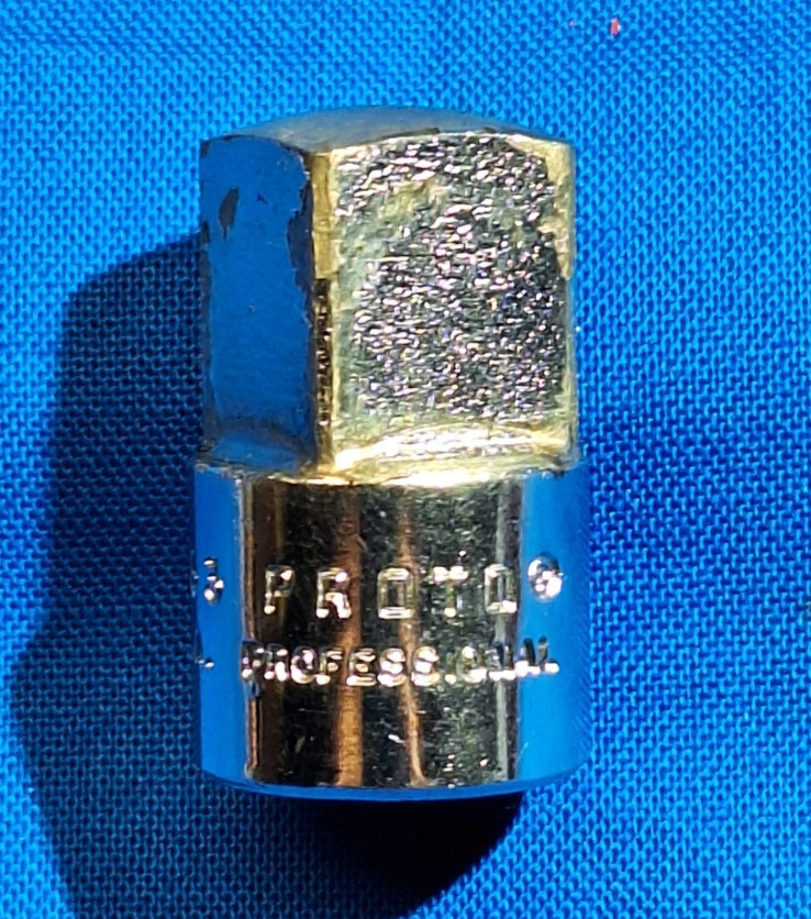Proto 5253 3/8″ drive to 1/2″ drive SHORT 1-1/8″ long socket adapter