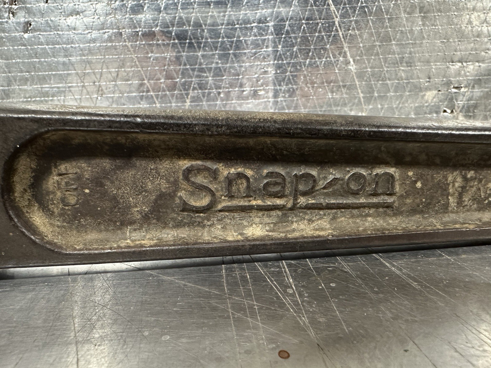 Rare 1920s Snap-On Tools Pre-Patent First Casting 5/8” Drive Push Thru Ratchet