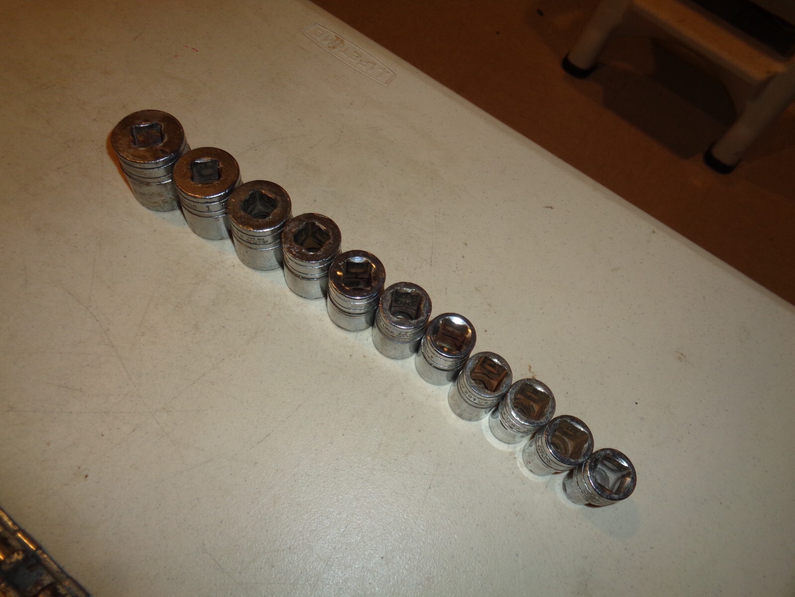 Snap-On Tool- 1/2″ Dr., 11 pc. TW Shallow Socket Set SAE, 7/16″ to 1-1 /16