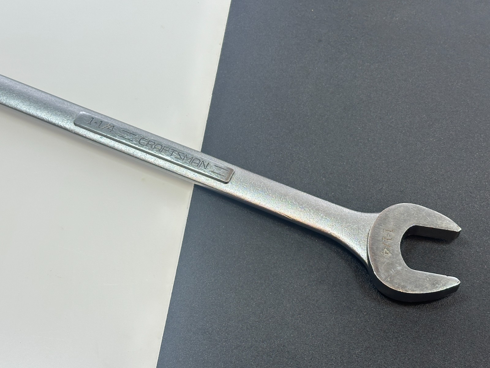 🇺🇸 Craftsman Tools USA SAE 1-1/4″ VV 44708 Chrome Combination Wrench, 12 Point