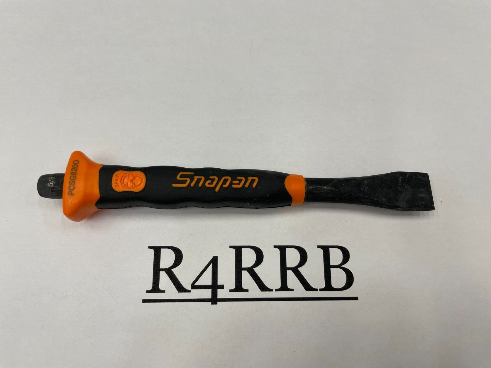 Snap-on Tools SPAIN NEW ORANGE Soft Grip 5/8″ Flat Edge Chisel PCSG820O