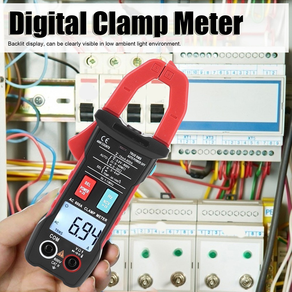 ZT QB3 ZT QB4 clamp multimeter 4000 count display AC DC voltage measurement