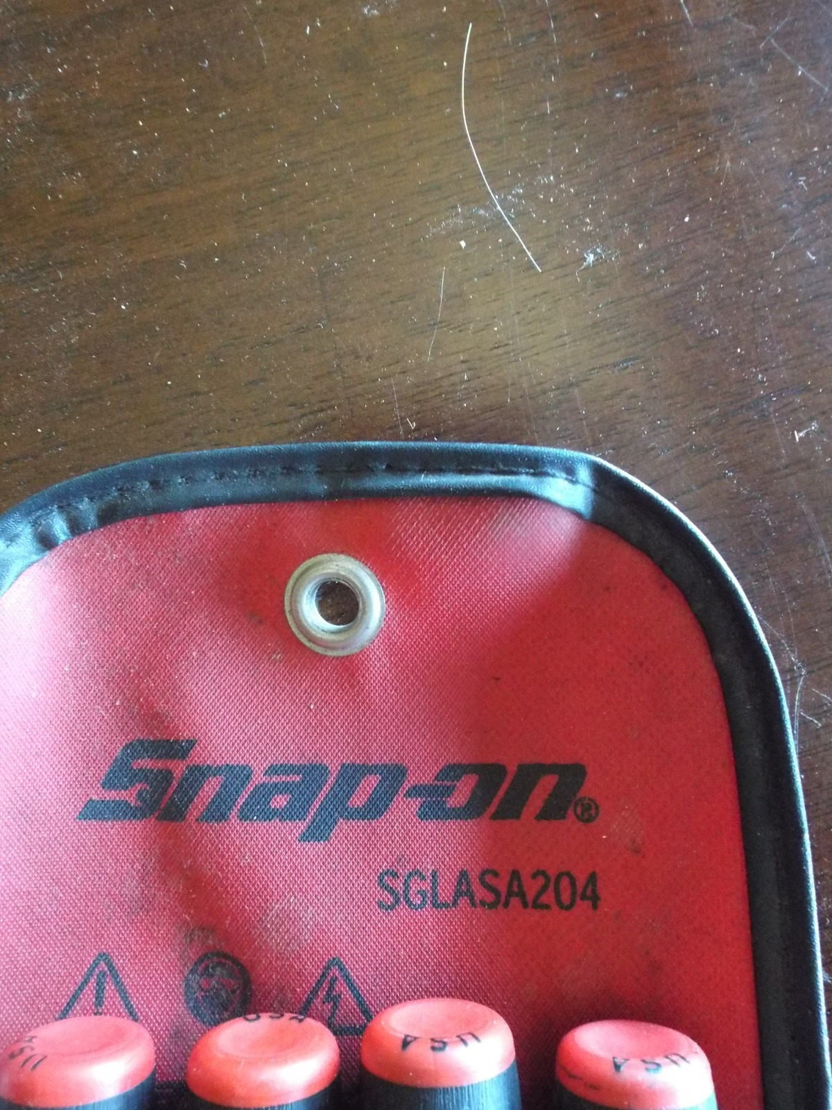 *NEW* Snap-on Pick Set, LONG SGLASA204 *RED SOFT HANDLES* BRAND NEW