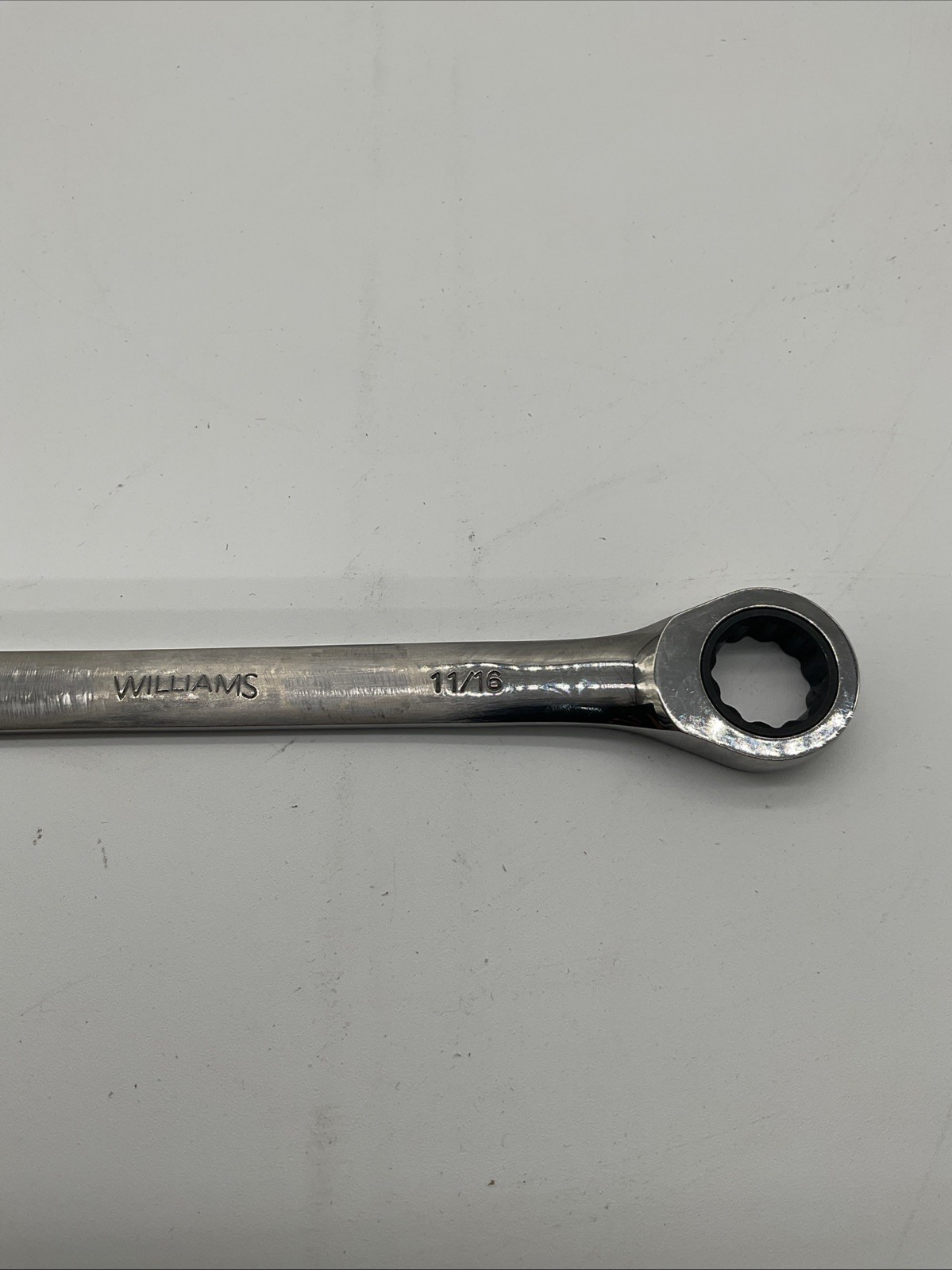 Vintage Williams 11/16” Ratcheting Combination Wrench No.1222NRC!!S1