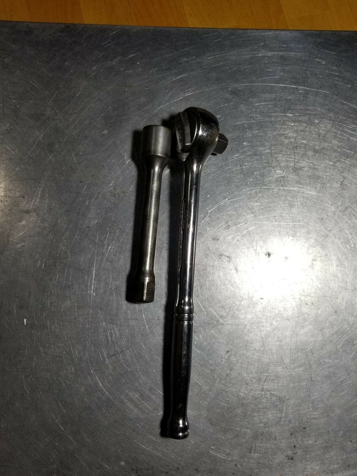 VALLEY CHROME VANADIUM quick Release Rachet W/ 5″ Extension HUSKY USA