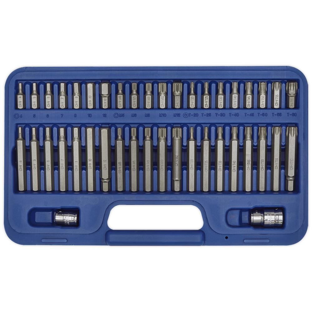 Sealey AK219 42 Piece Torx Spline Hex Bit and Driver Set
