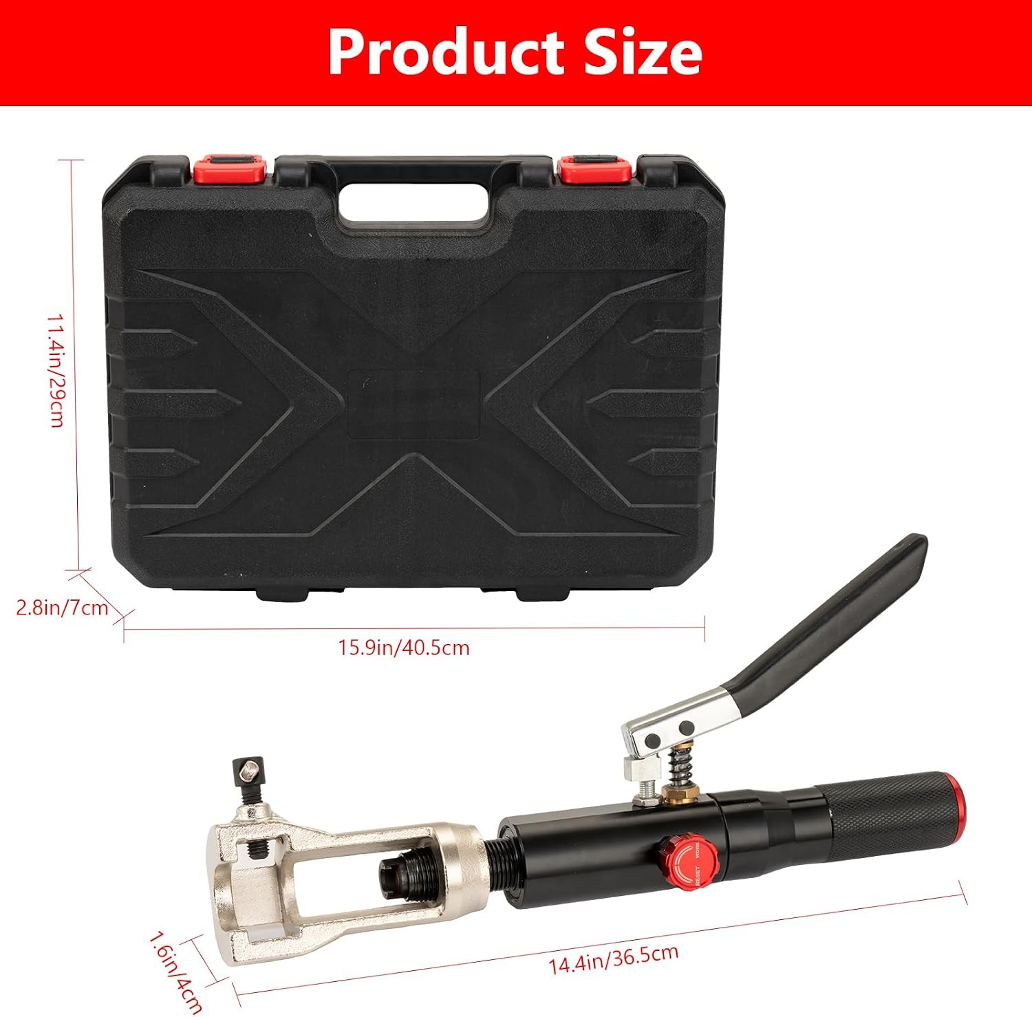 Hydraulic Brake Line Flaring Tool Kit Double Flaring Tool 45° for 3/16″ to 1/2″