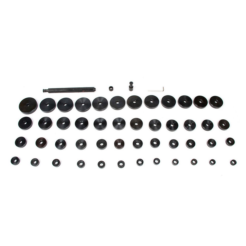 52Pc 18-65mm Seal Tool Bushing Bearing Press Push Set Disc Custom Driver