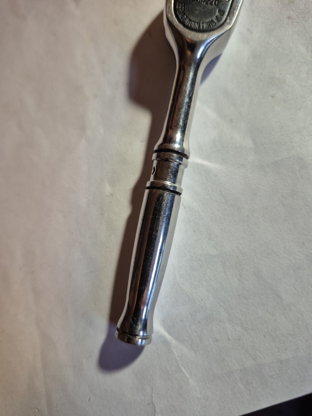 SNAP ON T936 1/4» DRIVE RATCHET 4 1/2» LONG STUBBY USA MADE USED CONDITION