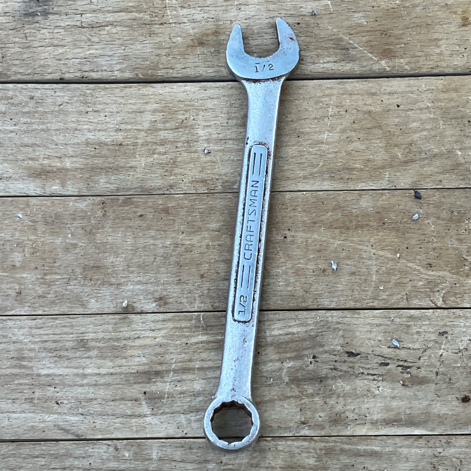 Craftsman V Series 1/2 Inch Opened End Wrench 12 Point
