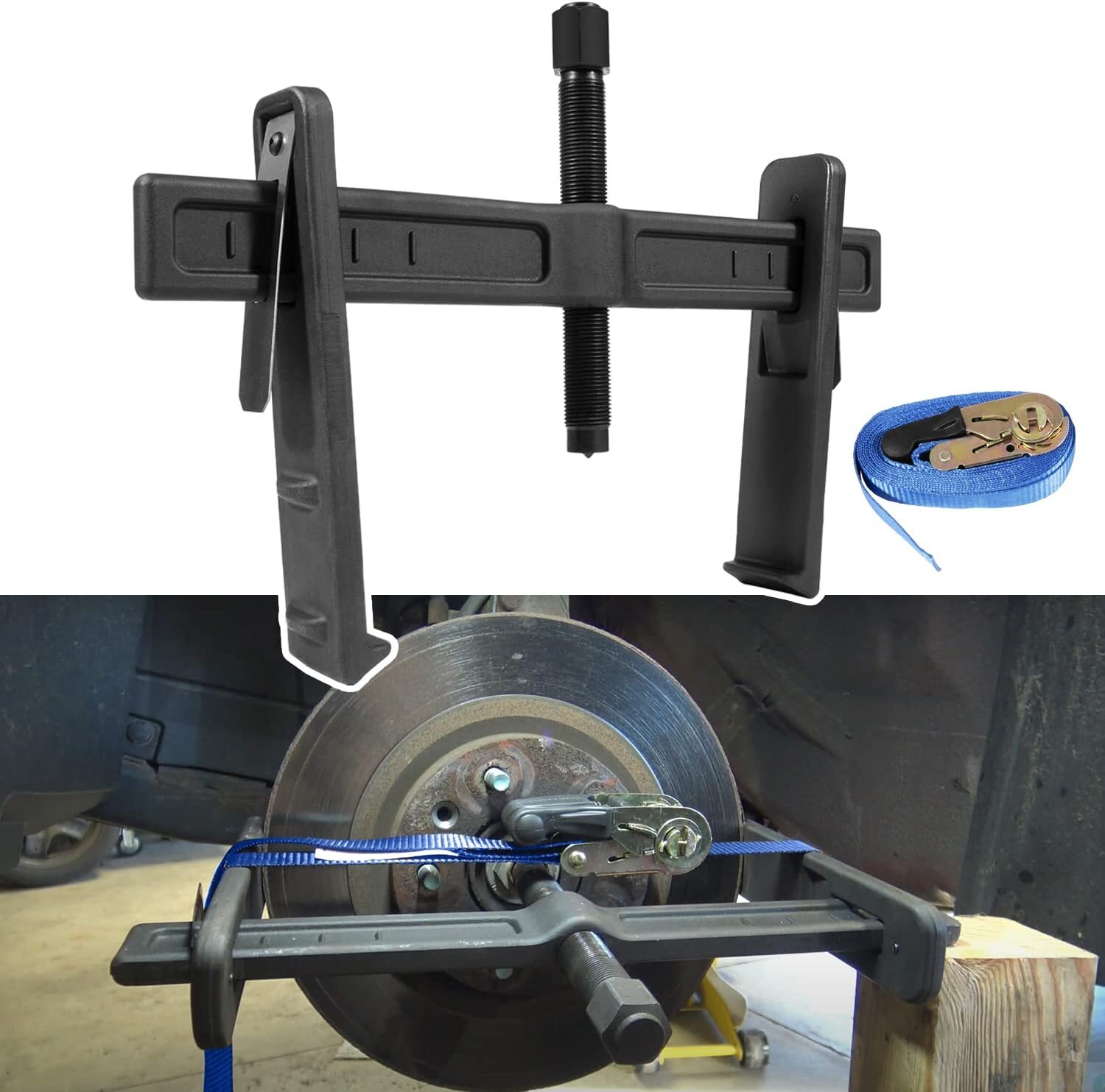 6980 Brake Drum and Rotor Puller for Removing Hub Drums, Rotors, Drive Wheels