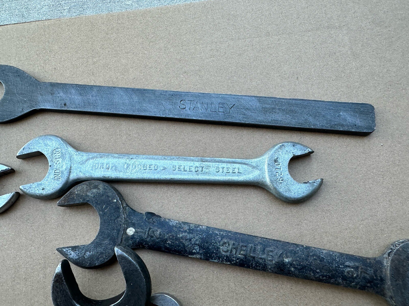 Vtg USA Combo Wrench Mixed Lot SAE Metric 6pt 12pt Deere Shelley Specialty Etc
