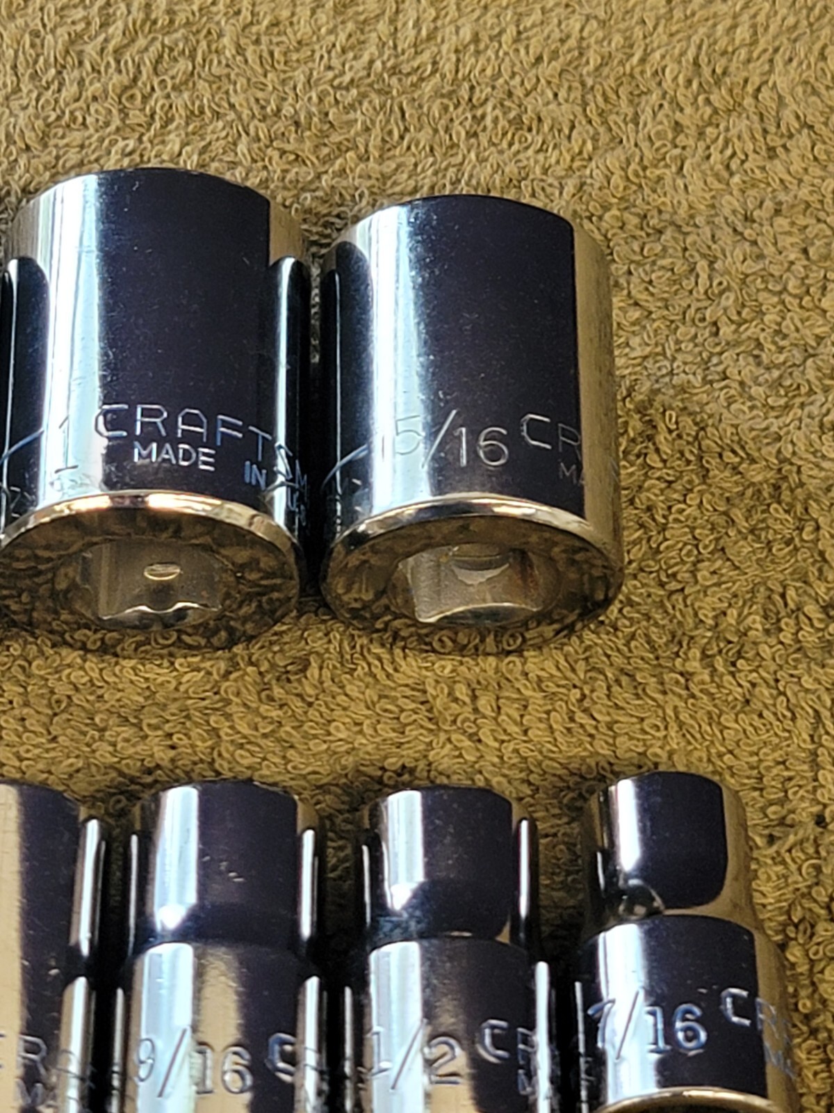 13 Craftsman Sae Socket Set 1/2″ Drive 1-1/4″ to 7/16″ G2 12 Point Tools USA