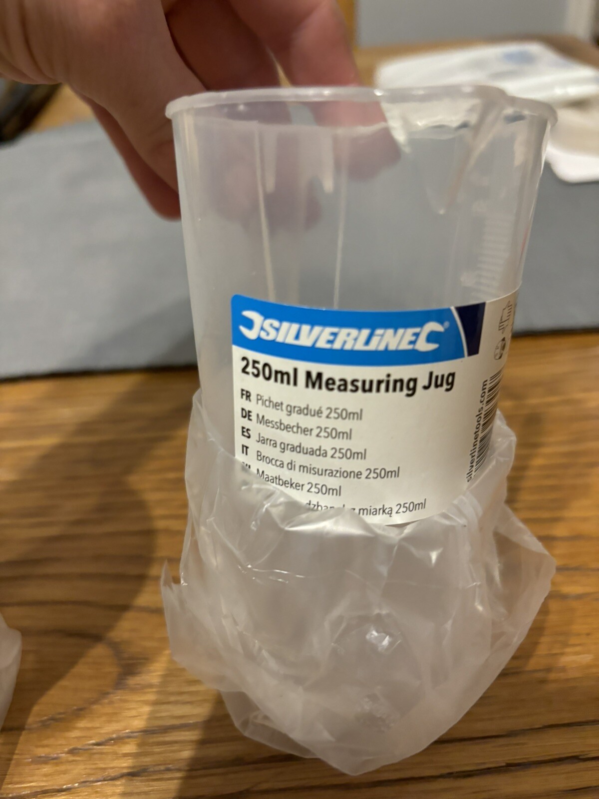 Silverline Pouring Jug Measuring Jug 250ml Plastic Pair