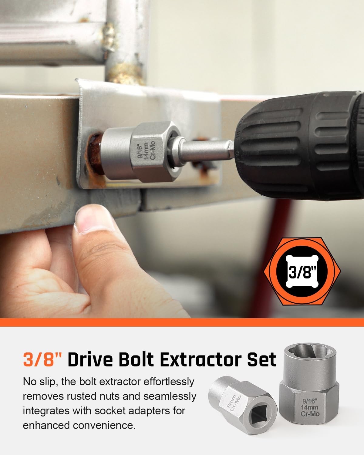 Bolt Extractor Kit, 39 Pieces Easy Out Screw Extractor Set, Left Hand Drill B…
